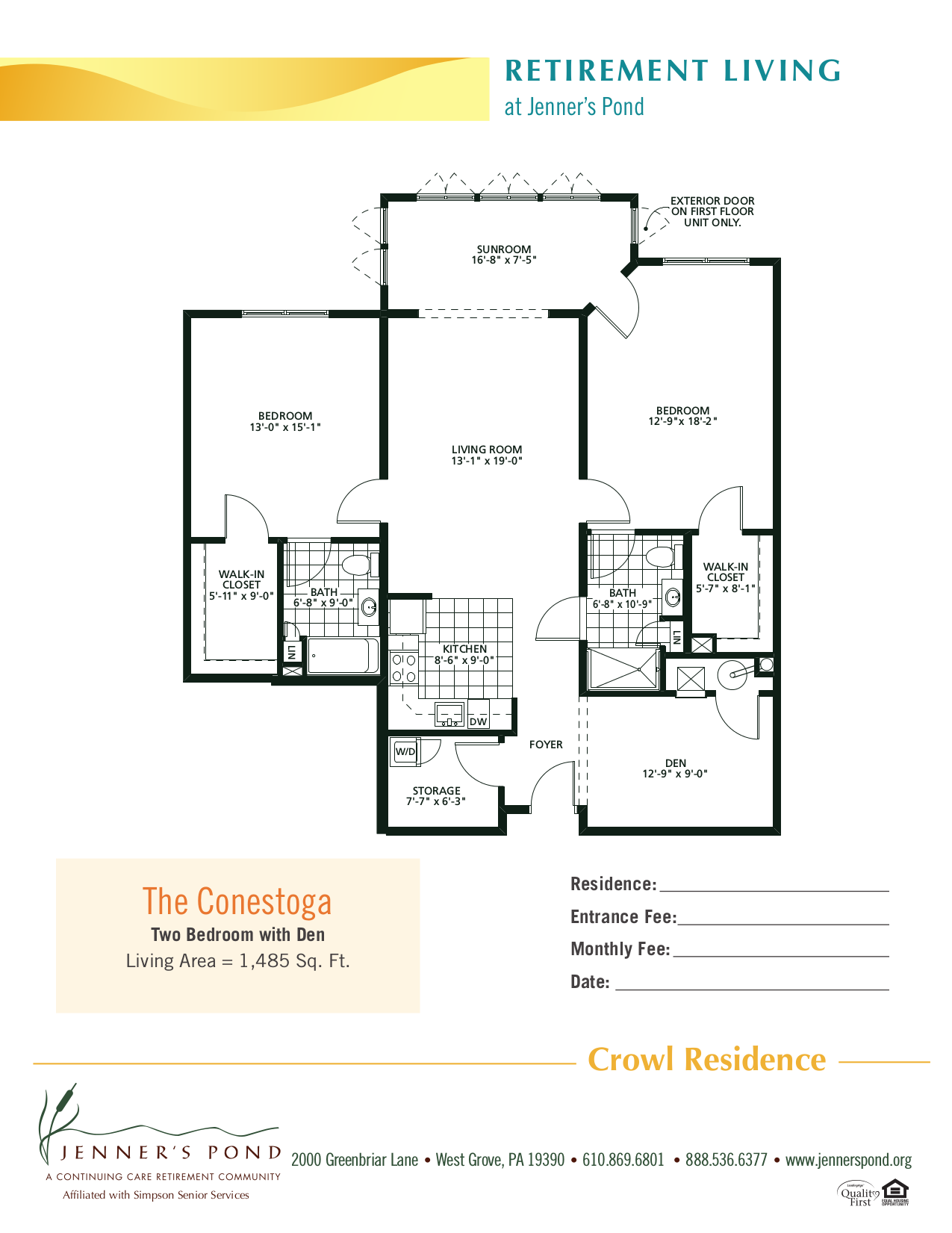 Jenners Pond Senior Living Community Assisted Living, Nursing Home